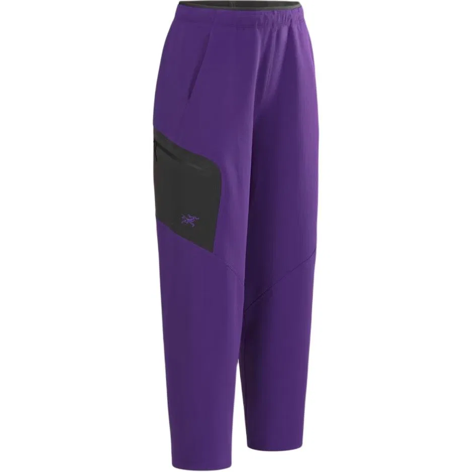 Женские спортивные штаны из трикотажа с принтом AESTAS Arcteryx, Crack Purple/Black/Azalea/Black