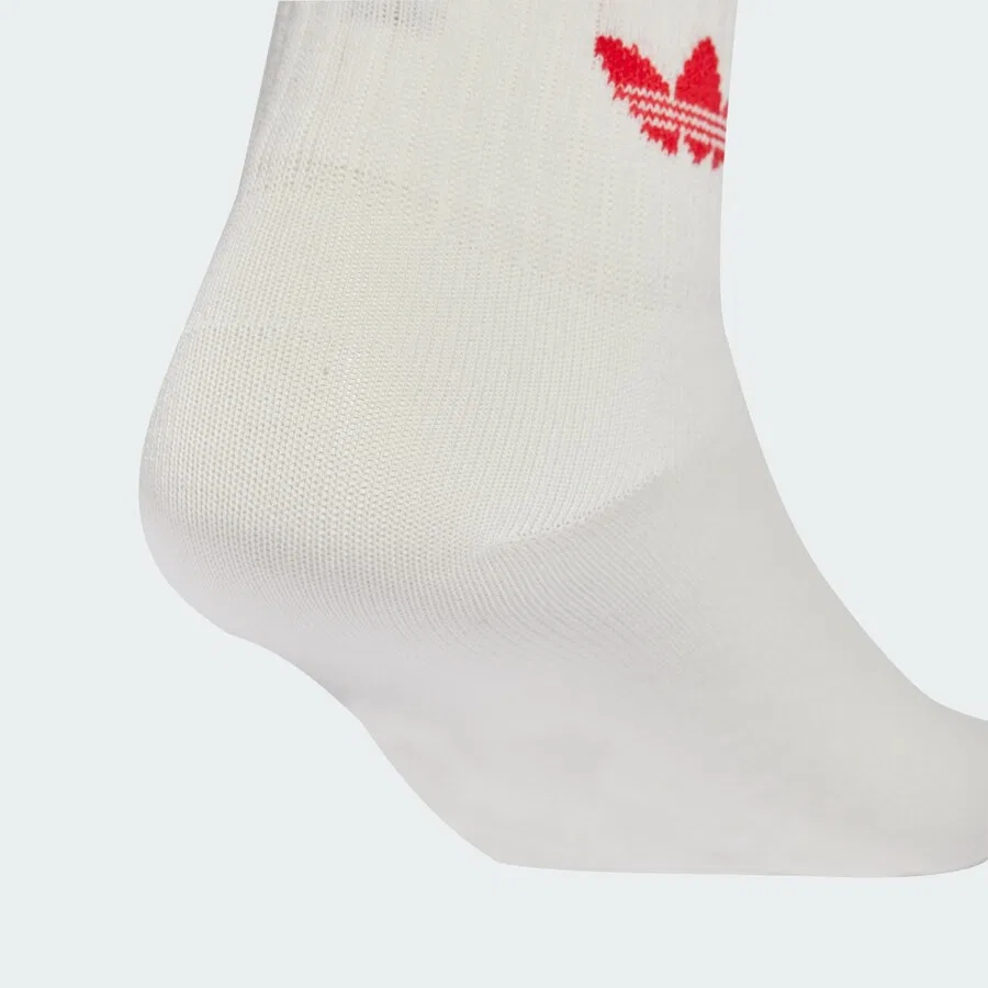 Детские носки ADIDAS ORIGINALS, длина до щиколотки, 6 пар, белые — фото 4