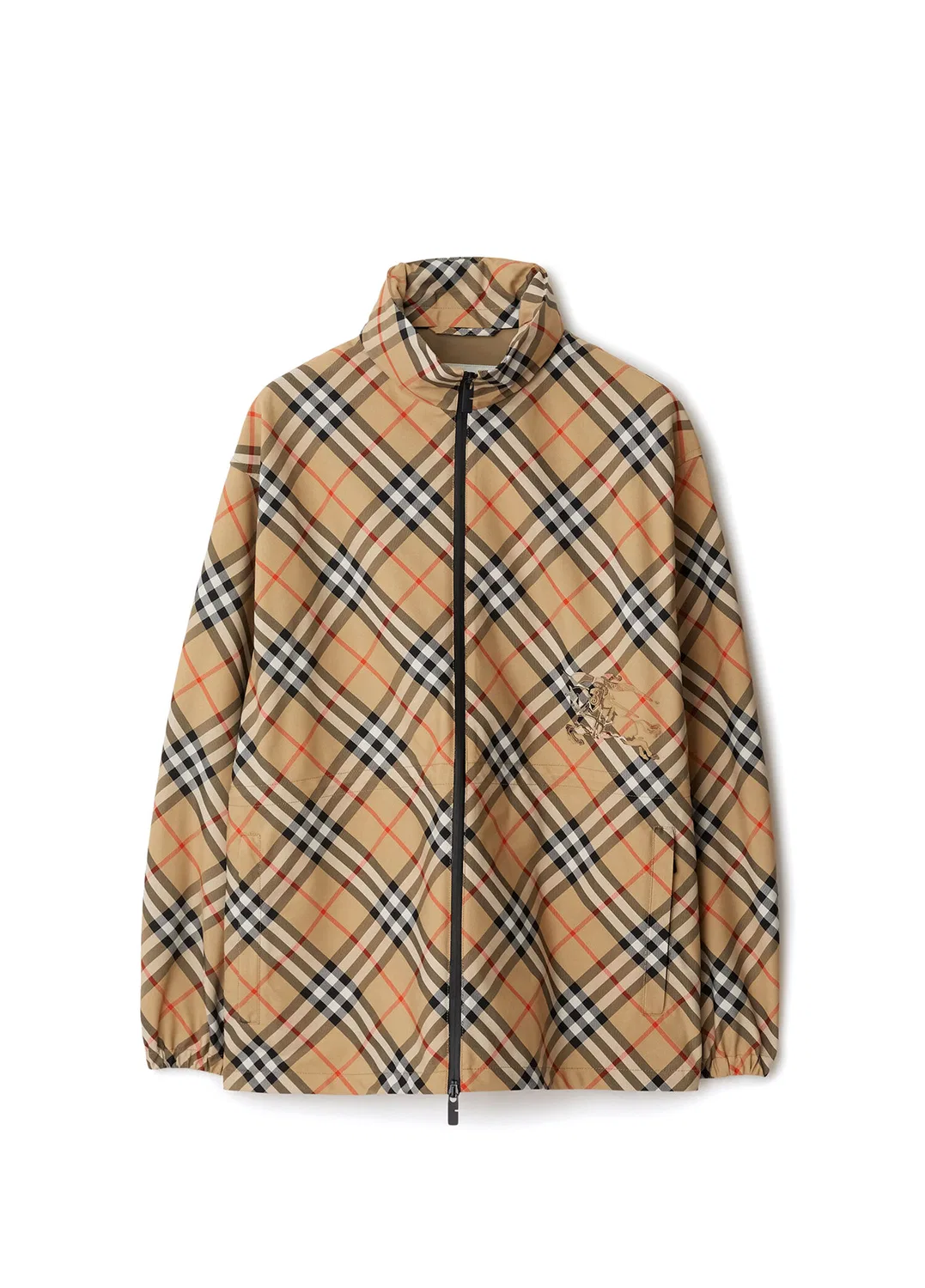 Пальто Burberry Check Twill Бежевое