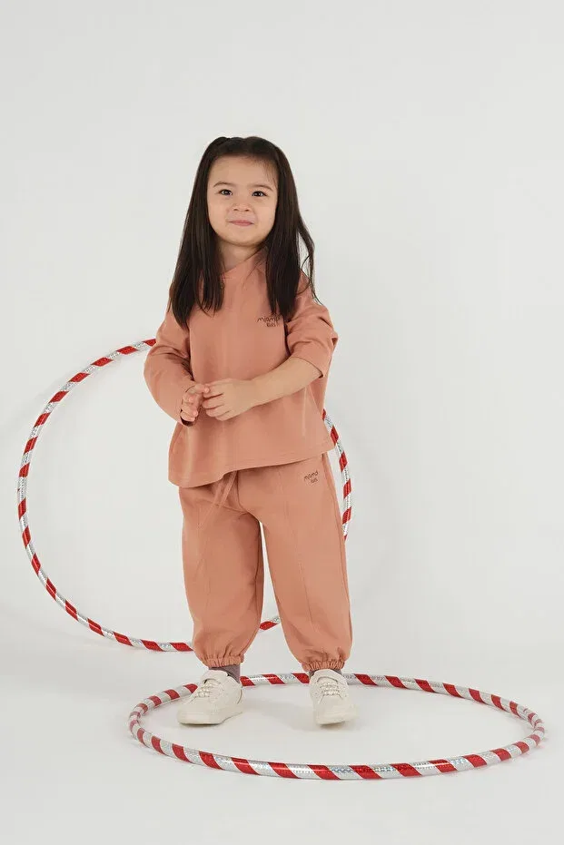 Детская футболка с принтом с длинным рукавом Mioma Kids, Orange — фото 4