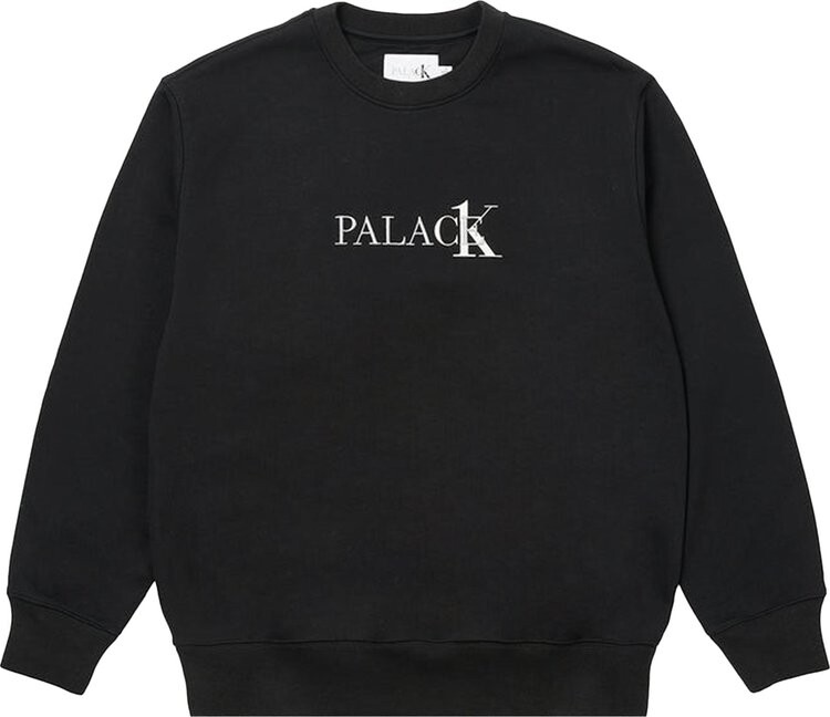 

Толстовка Palace x Calvin Klein Crew 'Black', черный