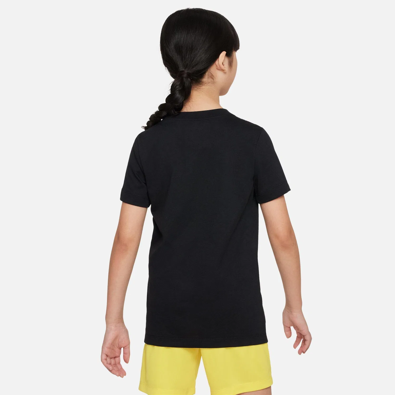 Детская футболка с длинным рукавом SWOOSH-T-SHIRT FUR JUGENDLICHE CW6941-010 Nike, Schwarz — фото 2