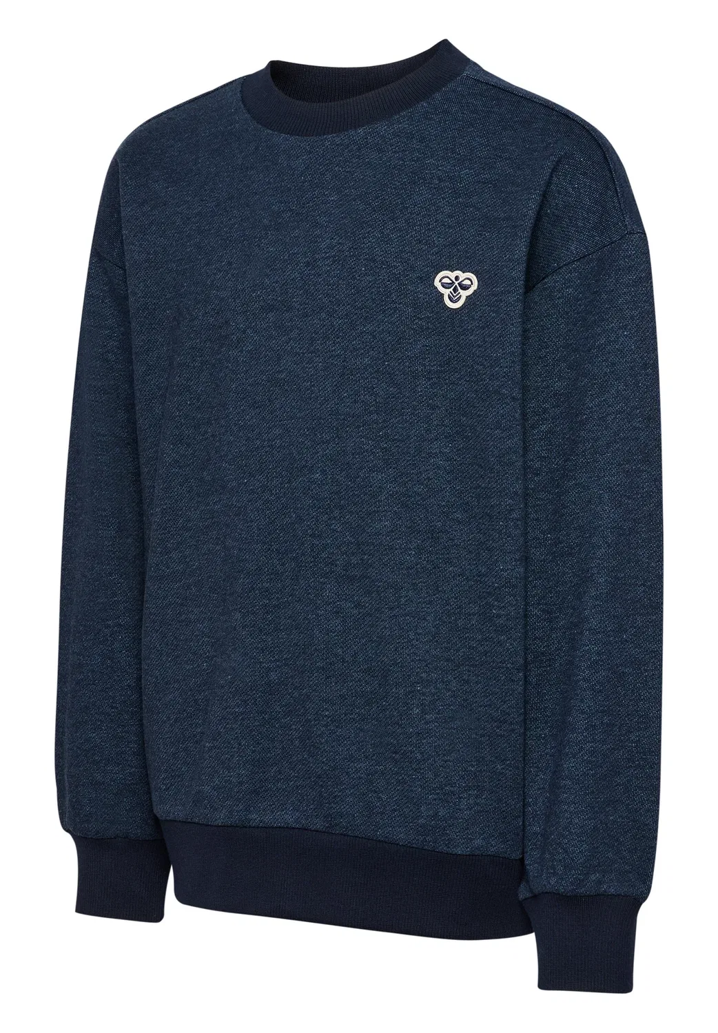 Hmljr loose dnm crewneck bee unisex - jumper Hummel, Dress Blues — фото 4