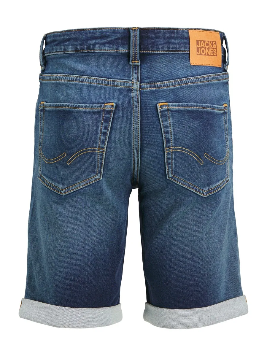 Джинсовые шорты Jack & Jones Junior Regular 'JJIRick JJIcon' синего цвета — фото 2