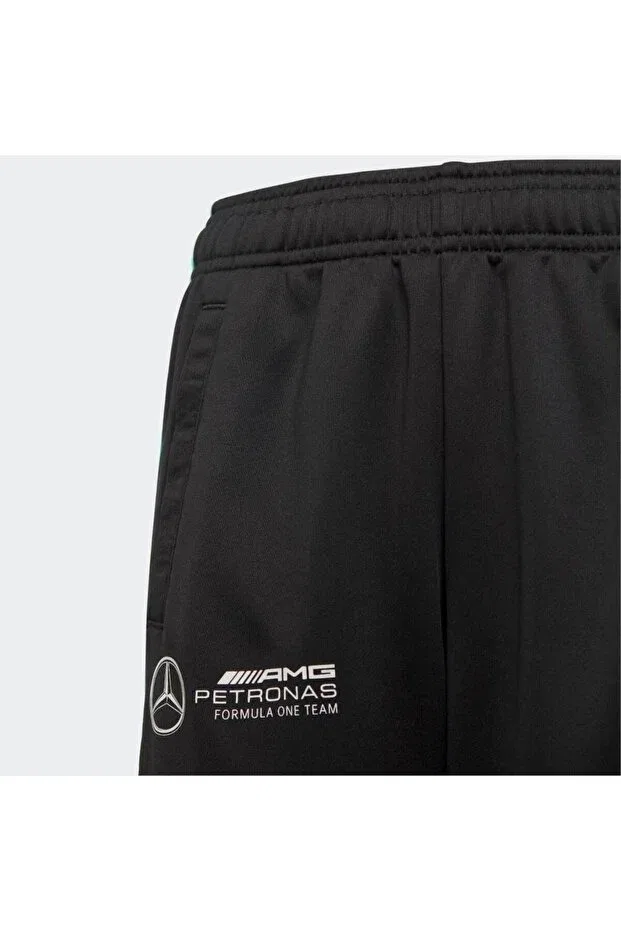 Детские спортивные брюки для девочек с завязками Adidas, Black — фото 4