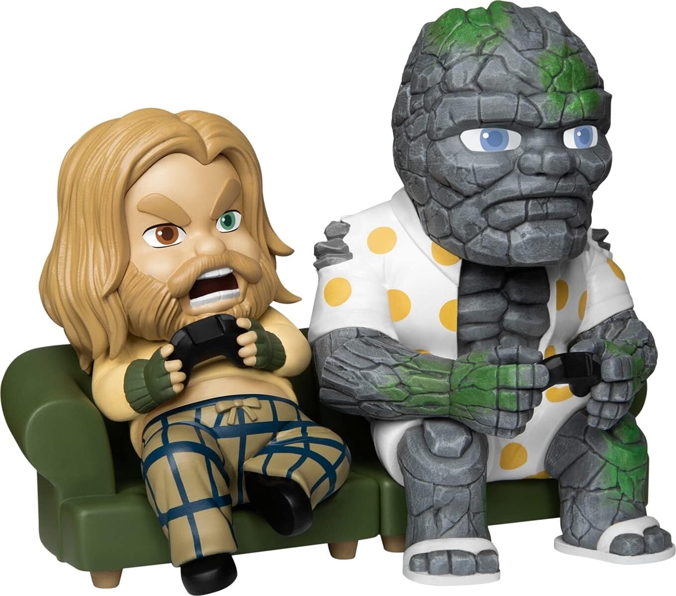 

Фигурка Marvel Beast Kingdom Avengers Bro Thor & Korg game time, 10 см