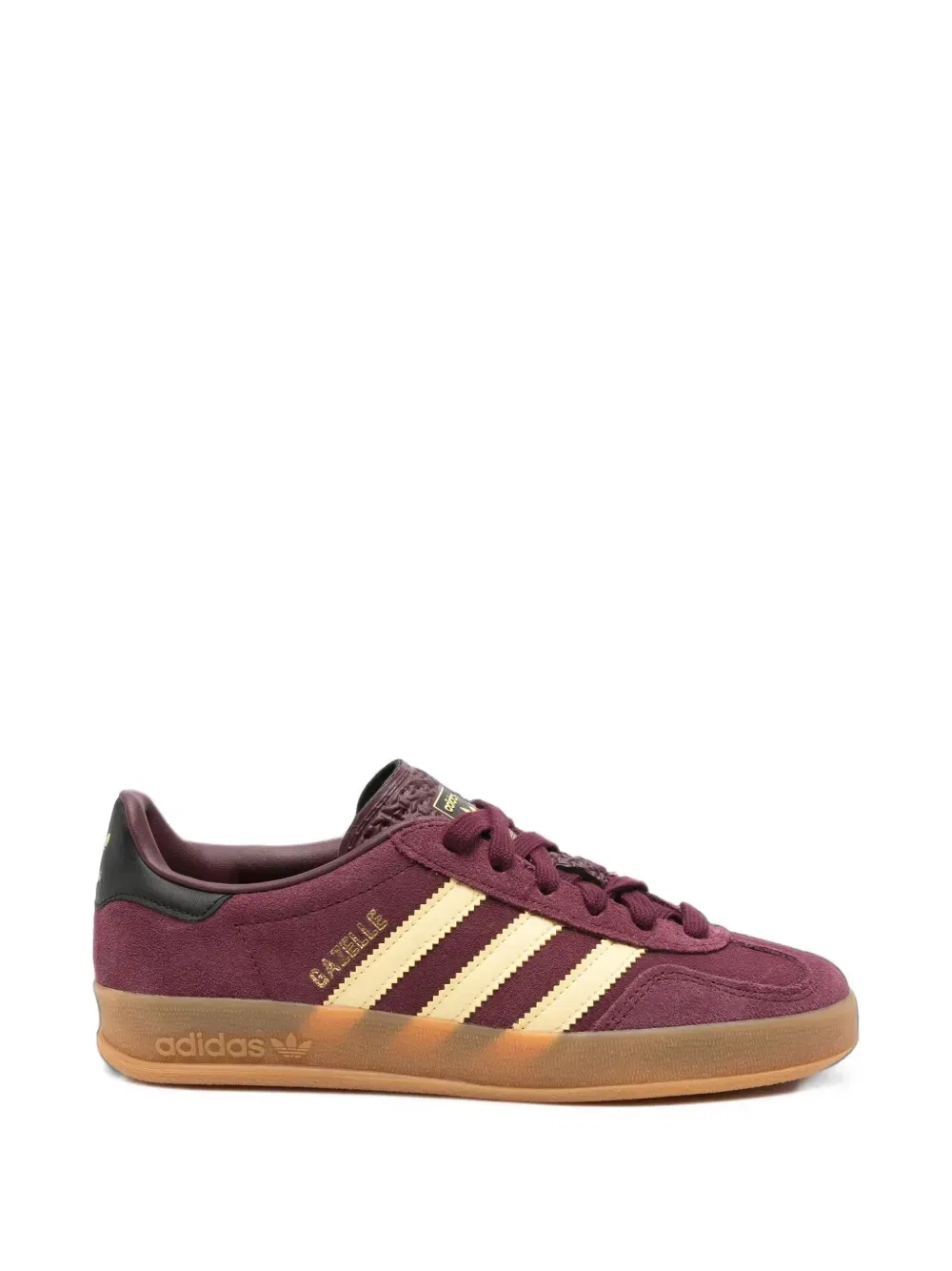Кроссовки на шнуровке Gazelle Indoor J adidas Kids, фиолетовый