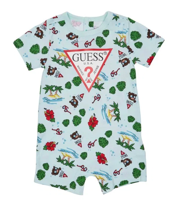 Детское боди для мальчиков с длинным рукавом Guess, Azzurro