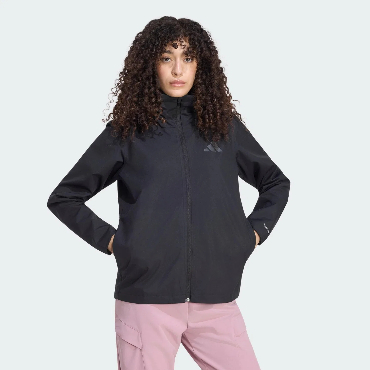 Мужская дождевая куртка с технологией Climaproof Terrex Multi Essentials Adidas, Schwarz — фото 2