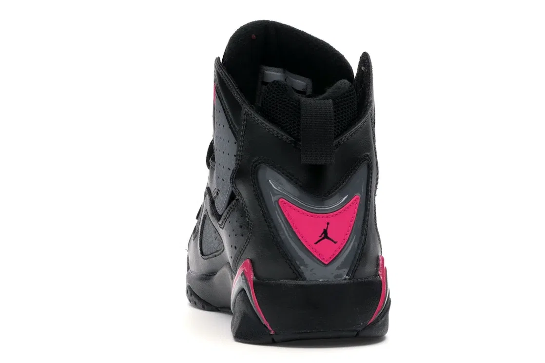 Детские кроссовки Lifestyle Jordan True Flight Jordan, Black/Dark Grey-Deadly Pink — фото 4