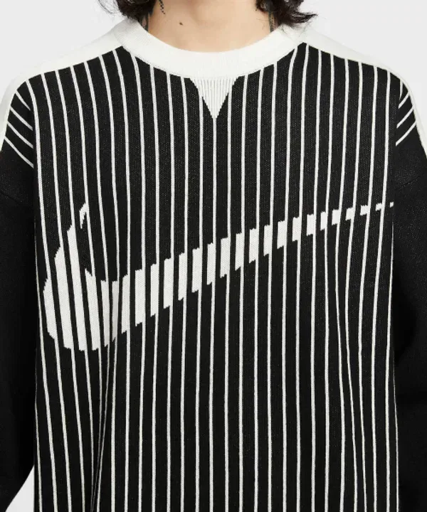 Свитер Nike Sportswear Club Jersey, черный — фото 4