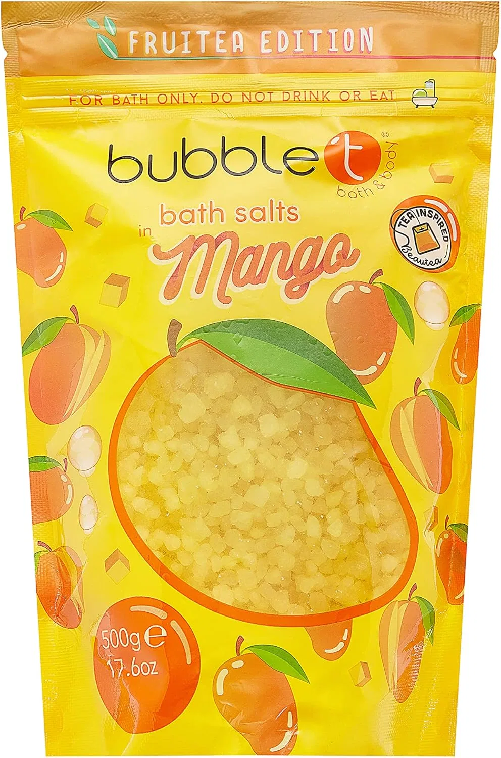 Соль для ванны Mango, bubble t cosmetics, 500 г