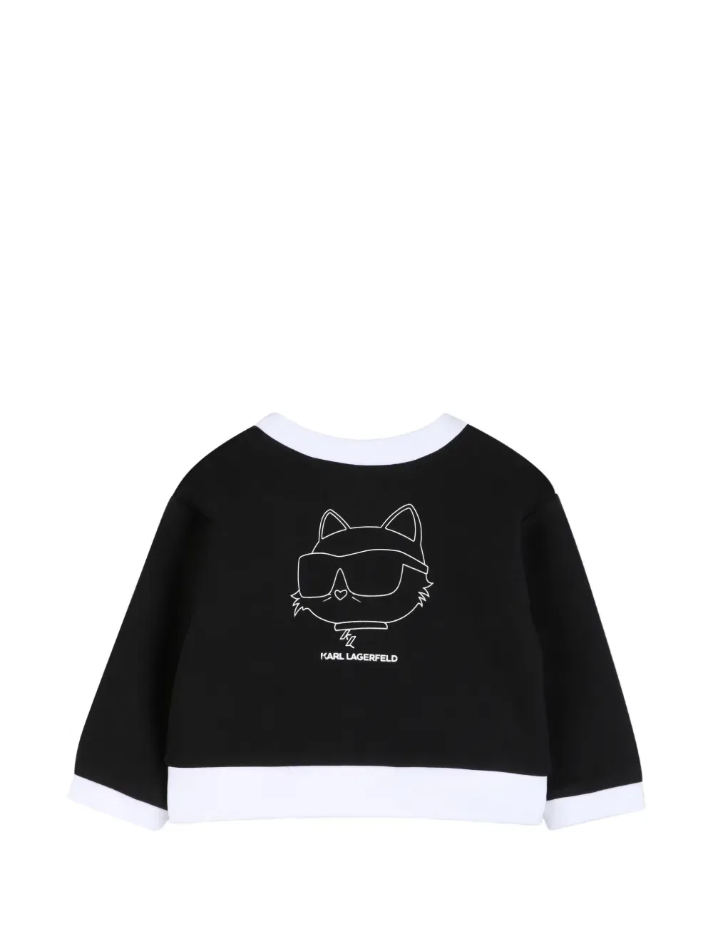 Комплект для новорожденного с принтом Karl Lagerfeld Kids, черный — фото 3