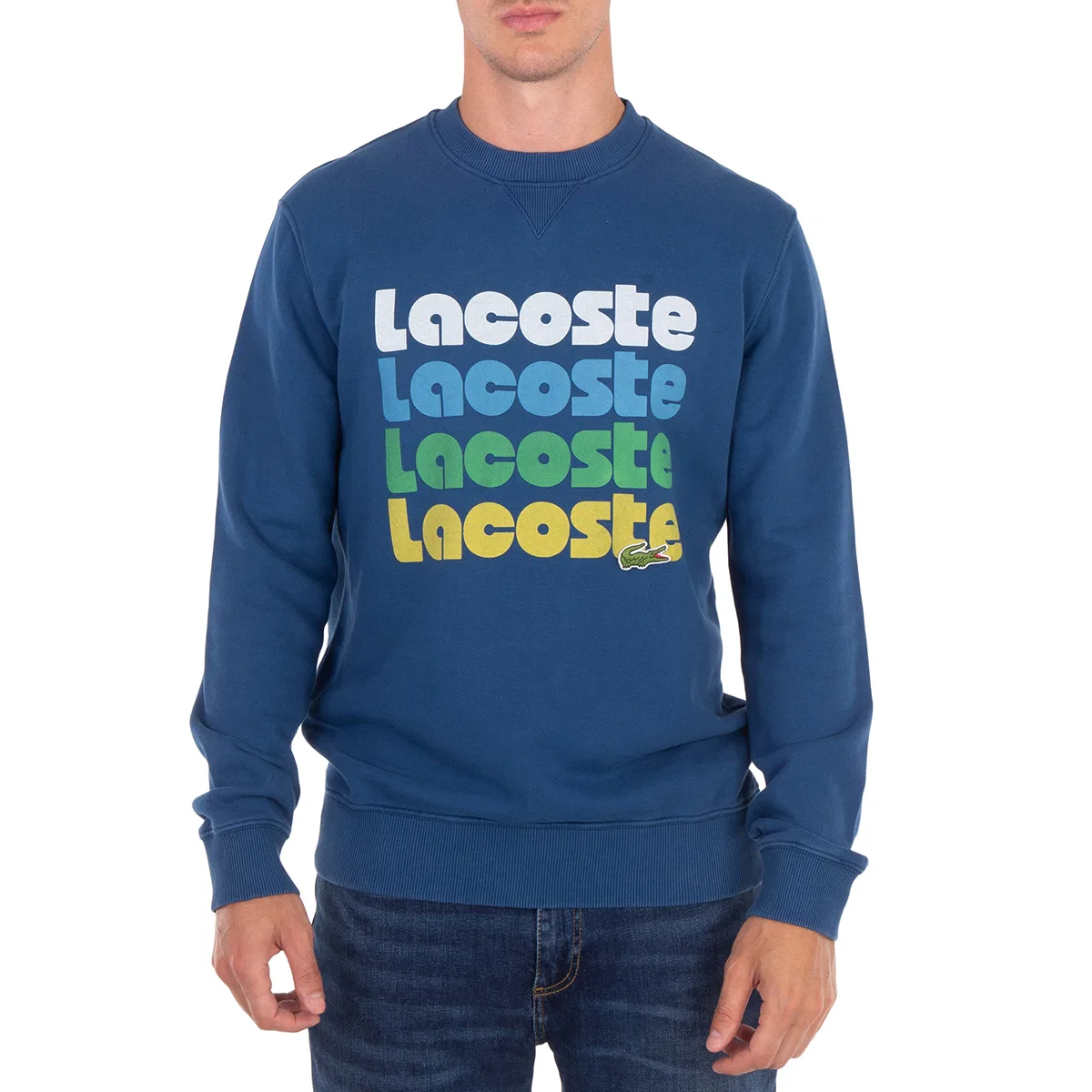 Свитшот с длинным рукавом Long Sleeves Pull Over Sweater Lacoste, Blue