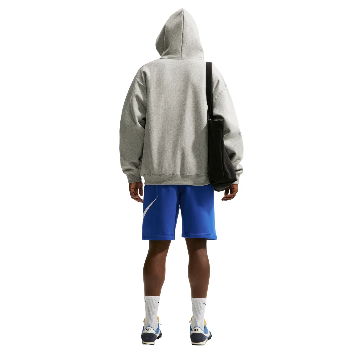 Мужские шорты с флисовой подкладкой Nike Club Fleece Old Royal White, Синий — фото 4