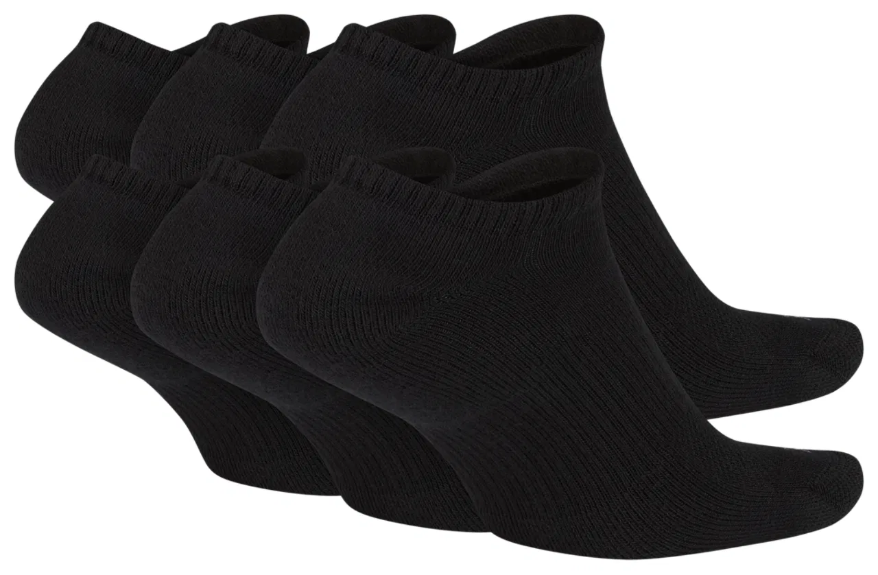 Носки мужские Nike Everyday Plus Cushion 6 пар, черный/белый — фото 3