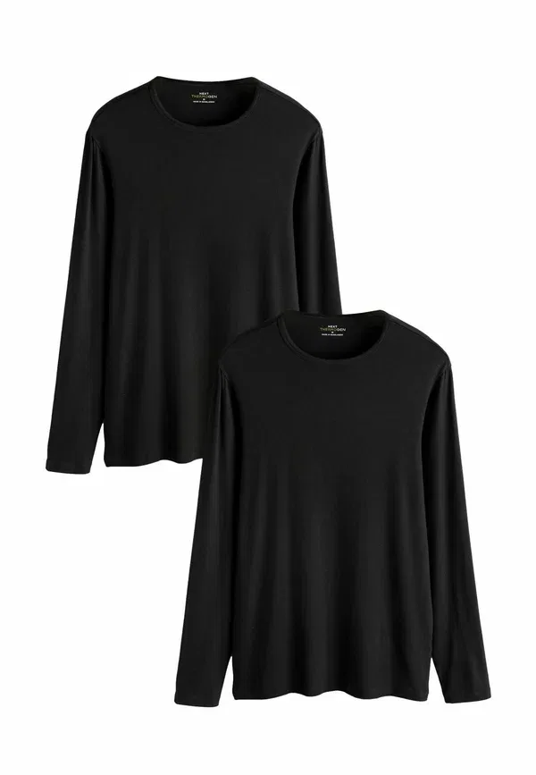 Термобелье, 2 предмета, Thermogen long sleeve, Next, черный