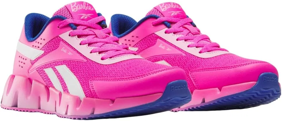 Детские кроссовки для мальчиков Barbie Zig Dynamica 2.0 Reebok, Pink Paradise/Pink Paradise/Astro Rose — фото 2