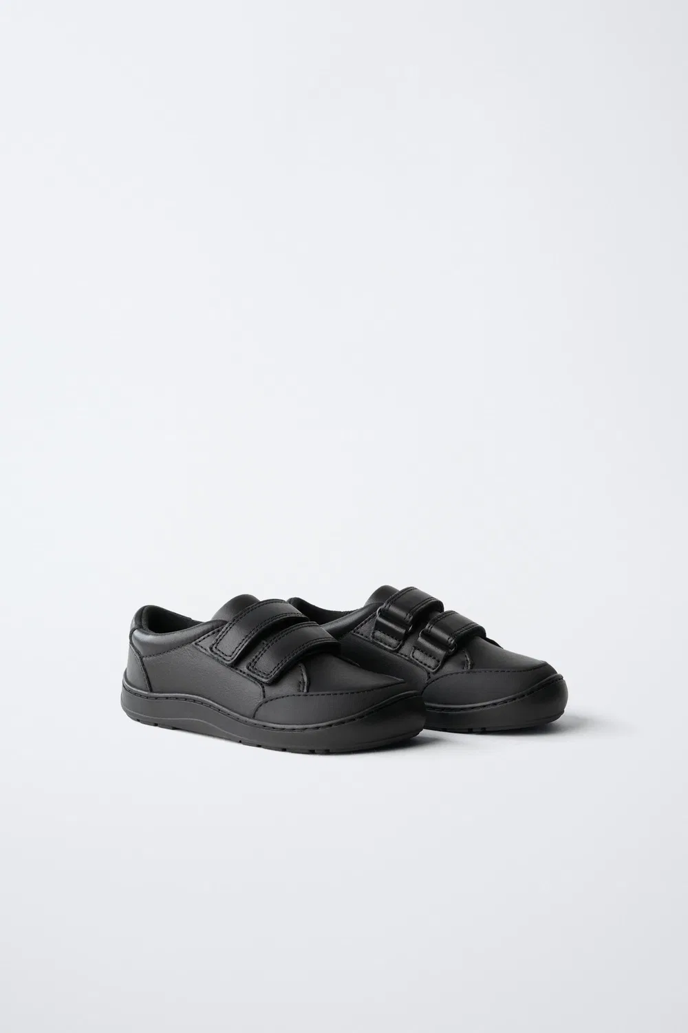 Кожаные кеды для ходьбы босиком ZARA, Black — фото 2
