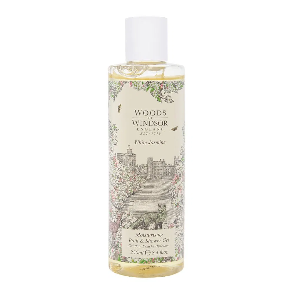 Гель для душа White Jasmine, Woods of Windsor, 250 мл, Белый