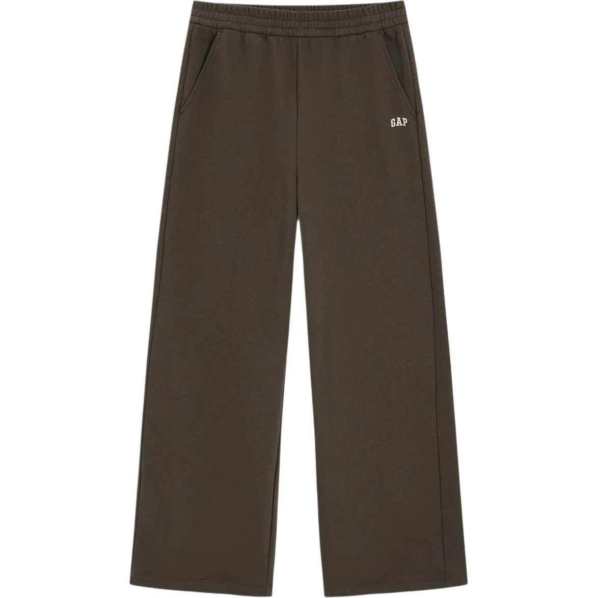 Женские трикотажные брюки свободного кроя GAP, Dark Coffee