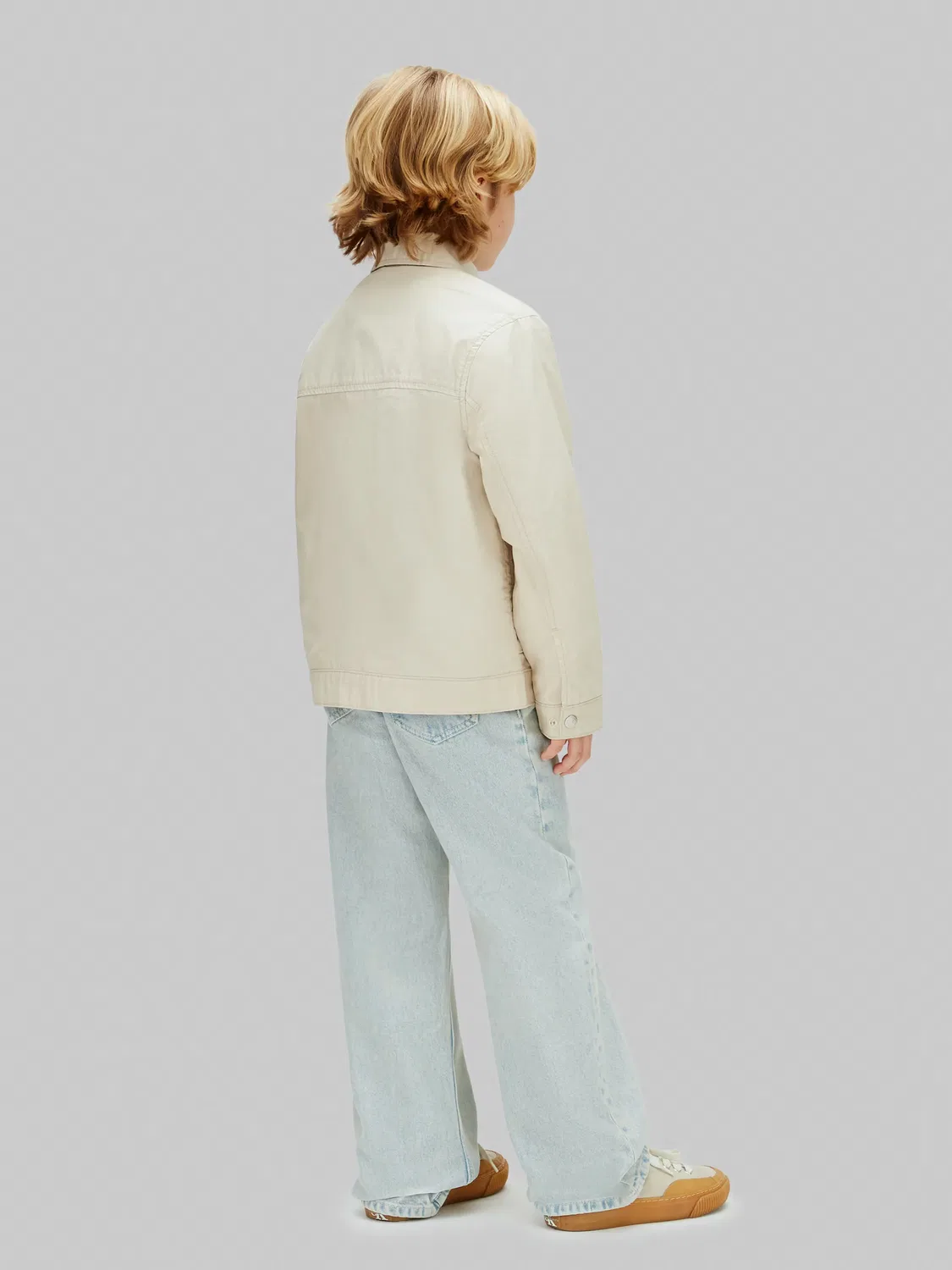 Детская куртка для мальчиков из рипстопа Calvin Klein, Marrón — фото 3