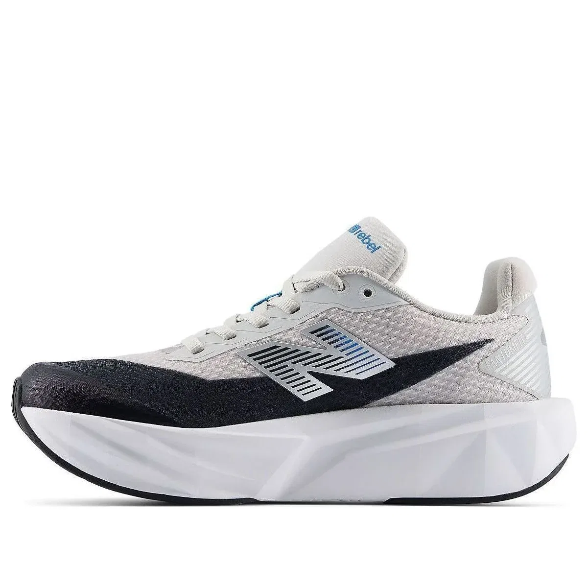 Детские кроссовки с сетчатым верхом FuelCell Rebel Lace 'Grey Matter Black Altitude' New Balance, Grey Matter / Black / Altitude