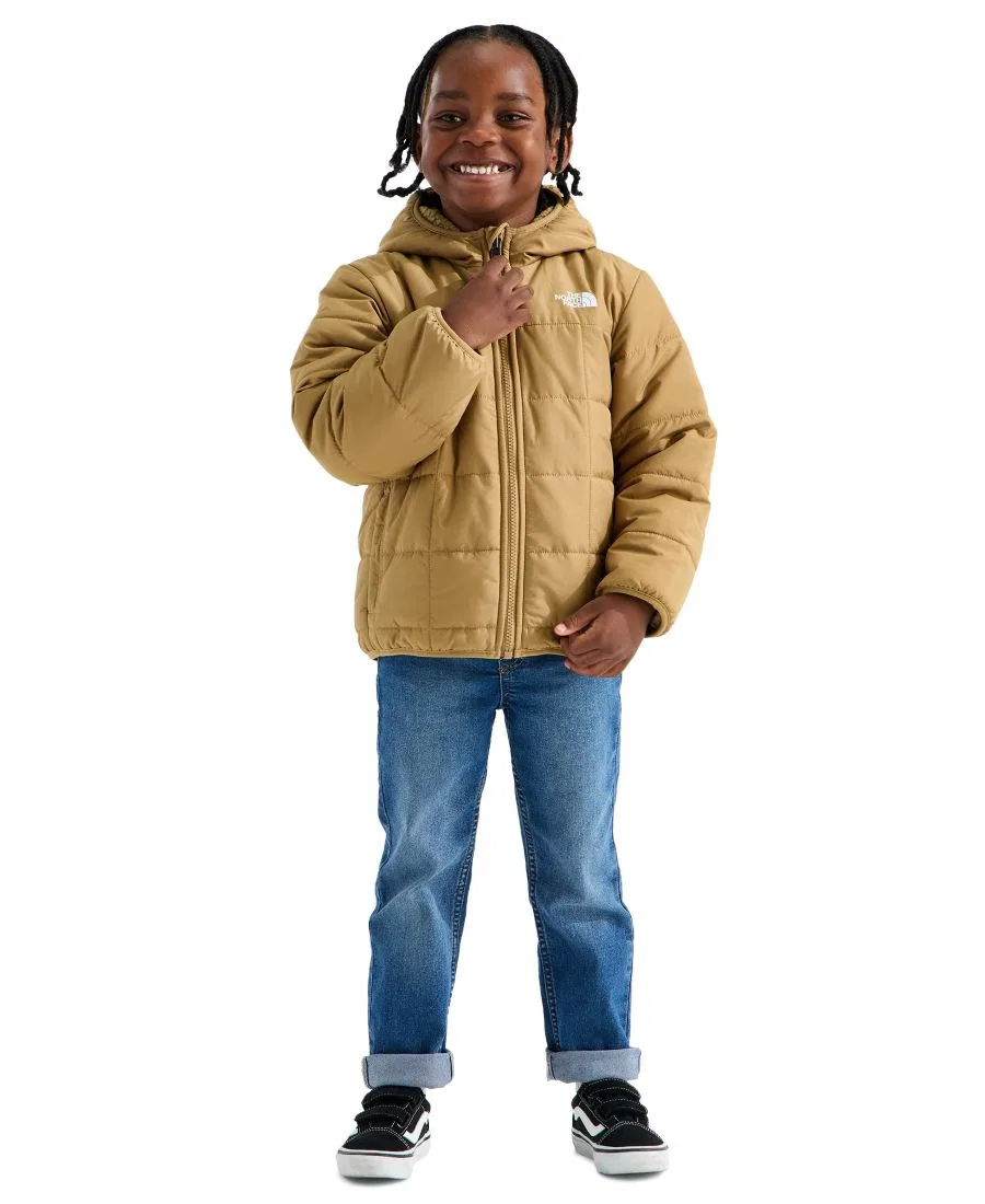 Детская куртка-худи с капюшоном Shasta Reversible The North Face, Teddy Brown — фото 2