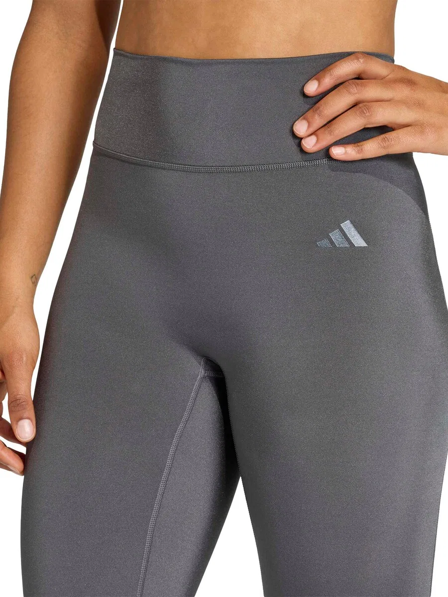 Спортивные брюки-скинни ADIDAS PERFORMANCE 'OPT ESS' темно-серого цвета — фото 2