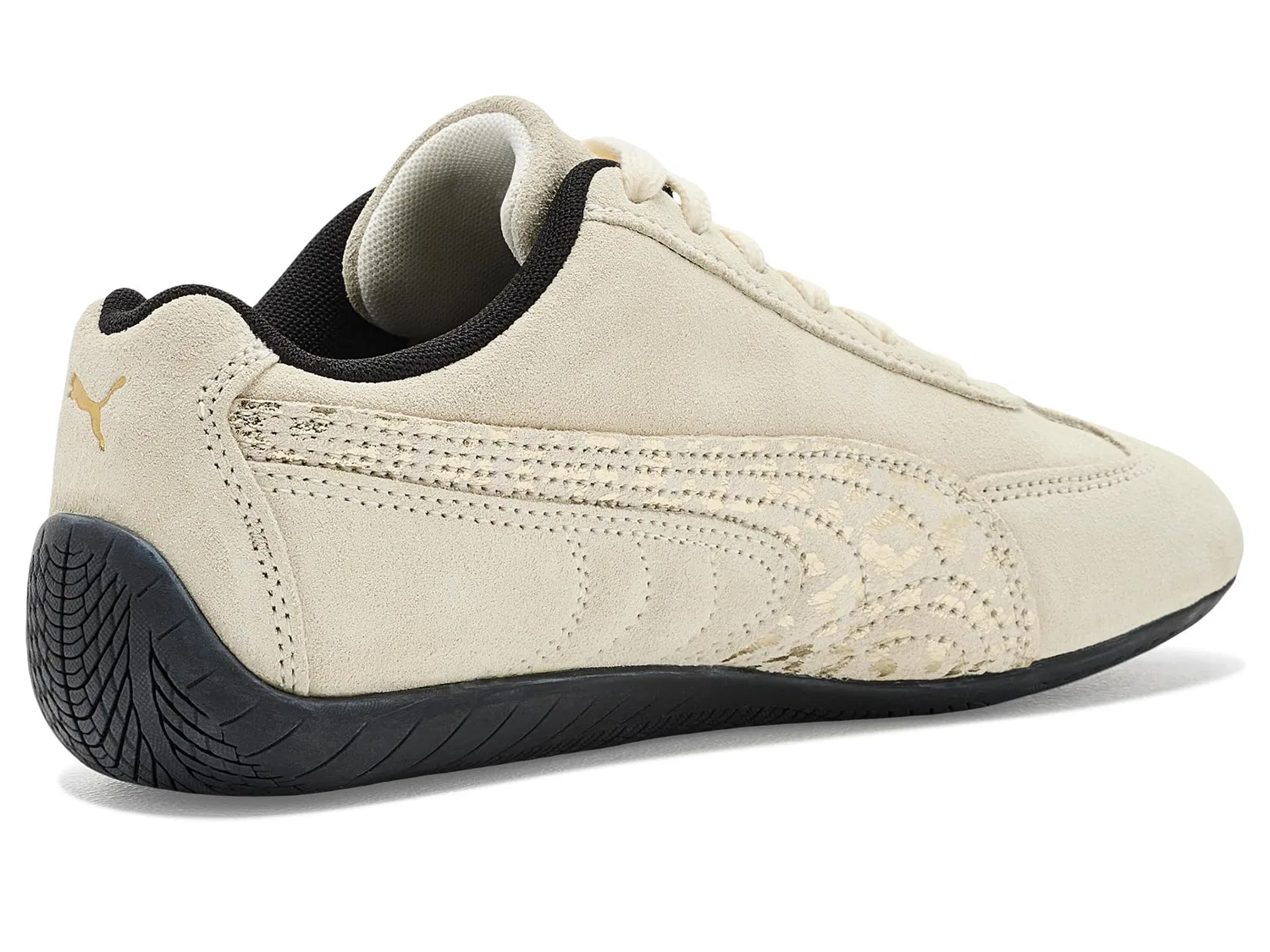 Кроссовки Speedcat Cheetah Shoes (для больших детей) Puma Kids, Sugared Almond/Puma Black/Puma Gold — фото 4