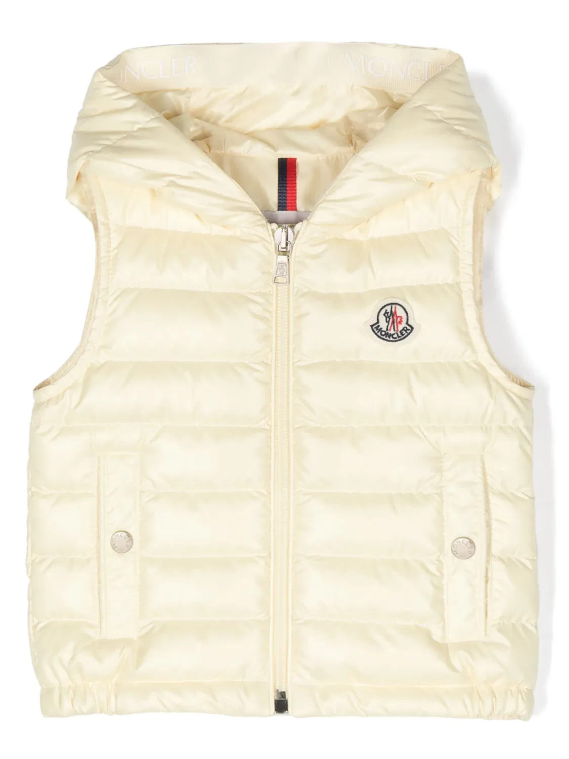 Жилетка с логотипом Корон Moncler, желтый