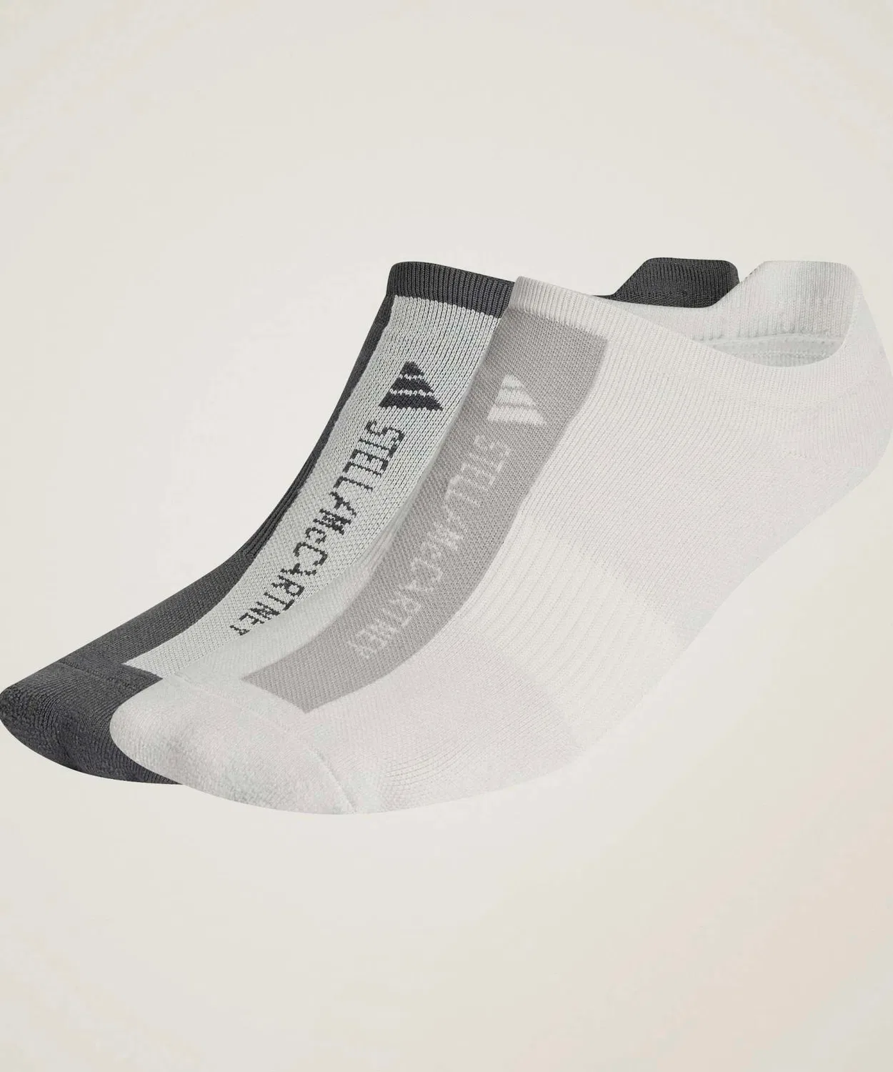 Женские носки с поддержкой свода стопы, комплект из 2 пар Adidas by Stella McCartney, Black — фото 2