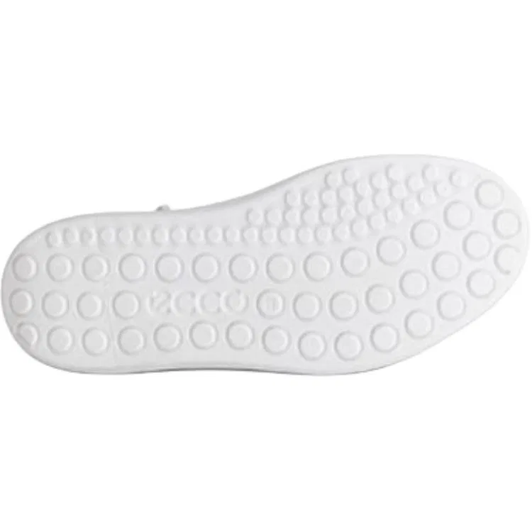 Детские кроссовки для скейтбординга с верхом из кожи, белые, Ecco, White — фото 4