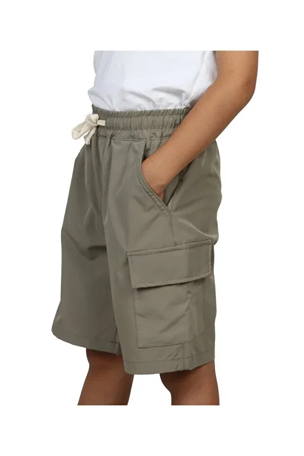 Детские шорты для мальчиков технические Livin Free, Khaki — фото 2