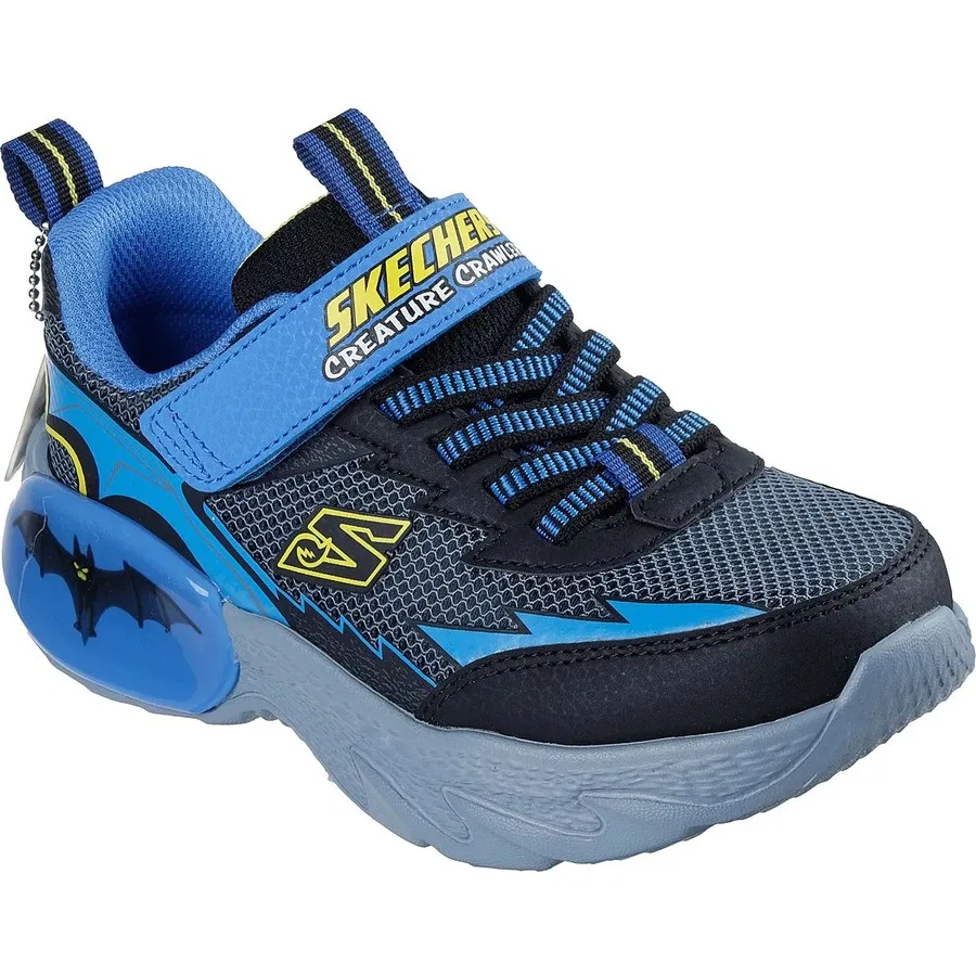Кроссовки для мальчика с съемным брелоком Creature-Crawlers Skechers, Черный