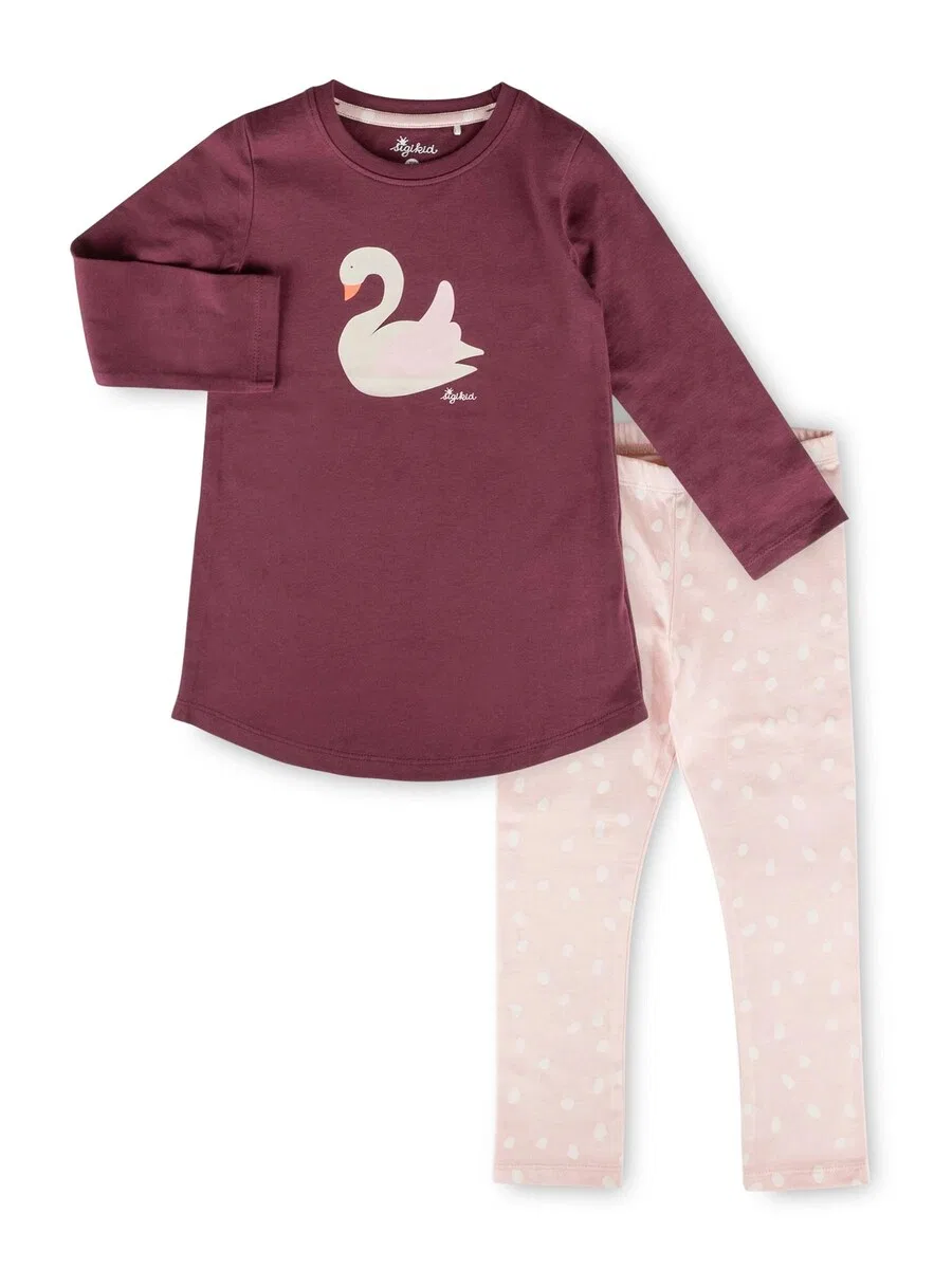 Пижама "Pyjama Nachtwasche" красного цвета SIGIKID