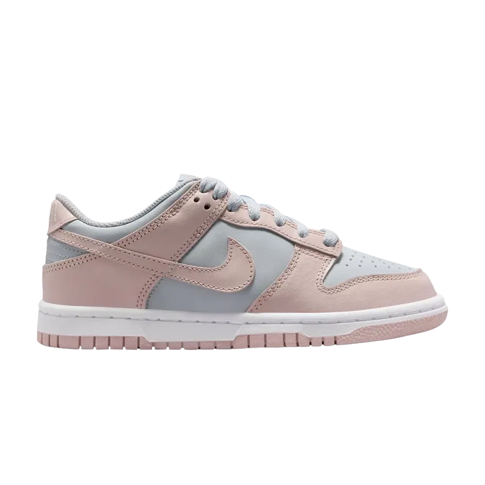 Кроссовки низкие Nike Dunk Low GS Aura White Silt Red, Белый