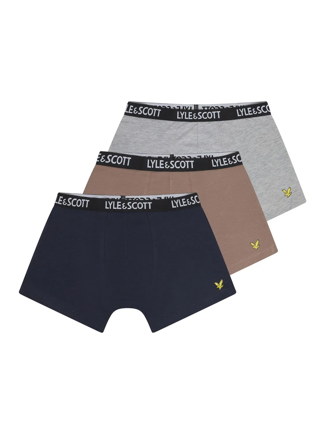 Трусы-боксеры 3шт Markus Lyle & Scott, серый