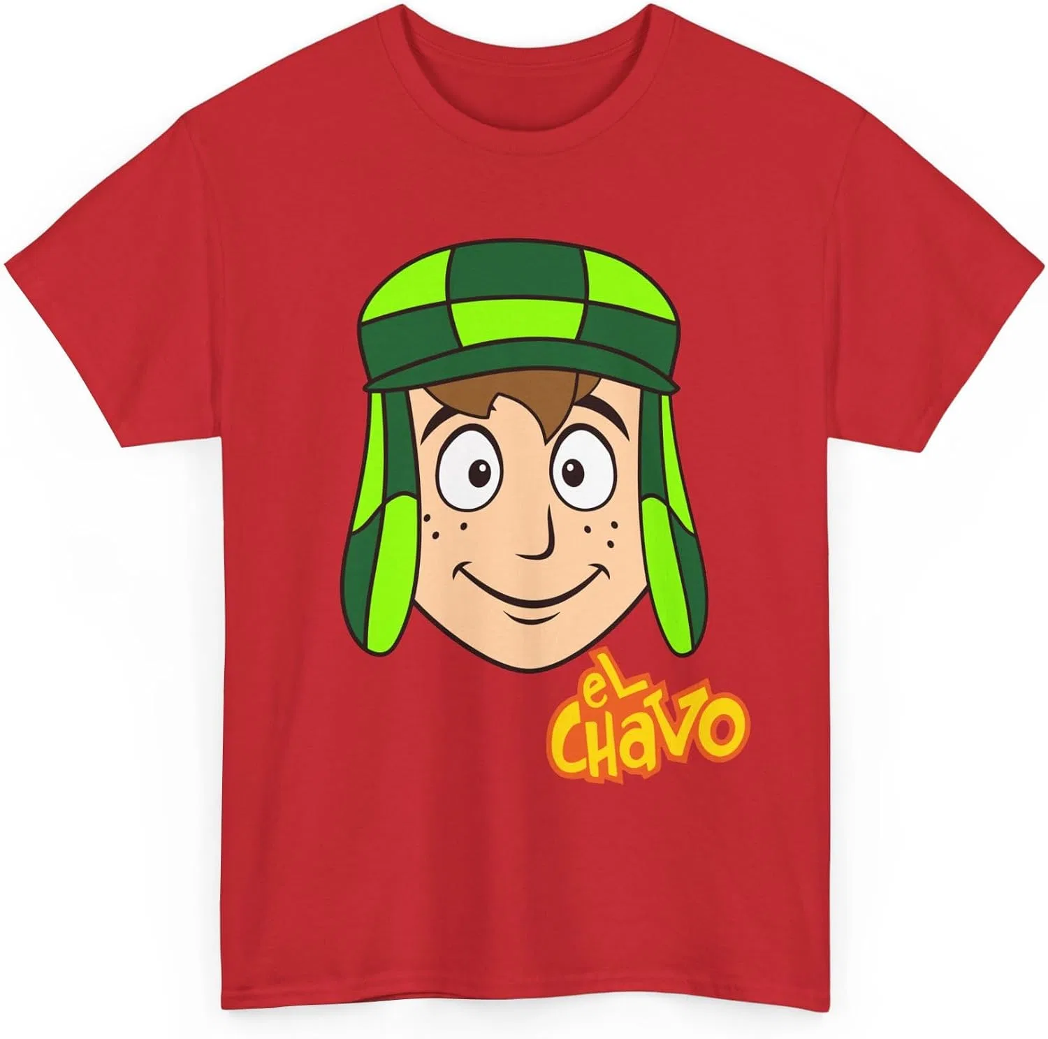 Мужская футболка с принтом El Chavo del 8, красный