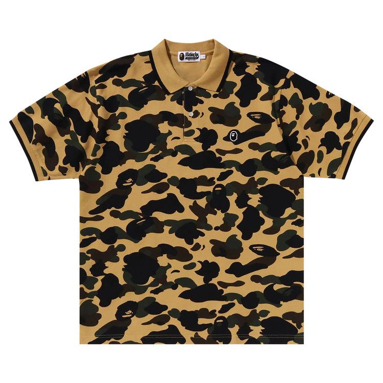 

Поло BAPE 1st Camo One Point Polo 'Yellow'