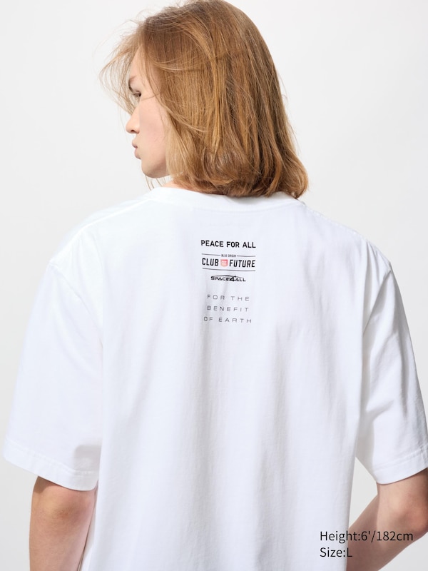 Футболка Peace for All (Artemis) Uniqlo, 00 white — фото 3