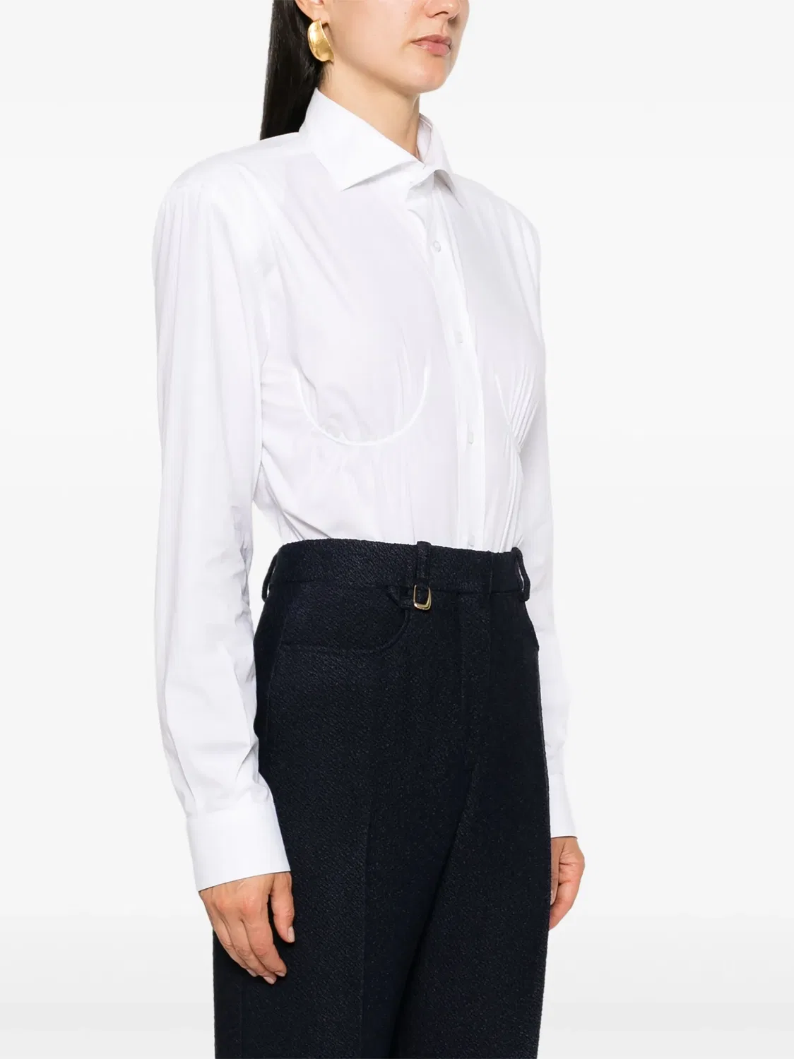 Брюки Le Pantalon Sauge Jacquemus, темно-синий — фото 4
