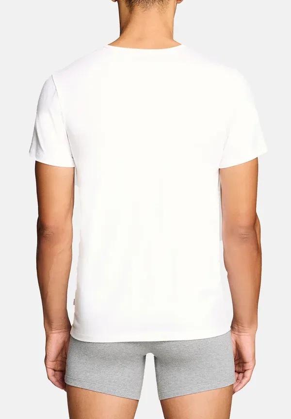 Футболка Levi'S Herren 6-er Pack мужская Herren Unterhemd Rund-Ausschnitt - майка, белый — фото 2
