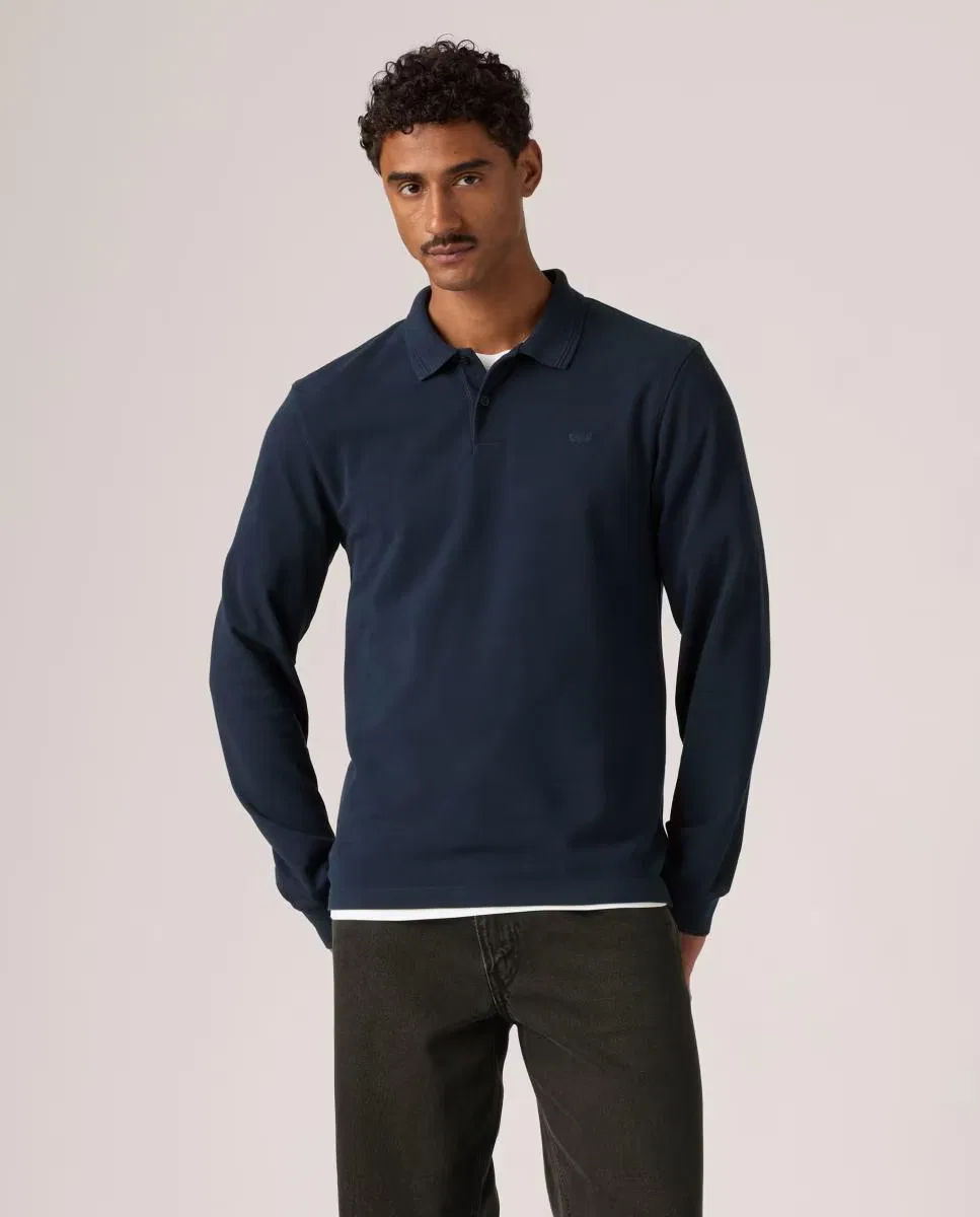 Рубашка с длинным рукавом, Polo, Levi's, темно-синий