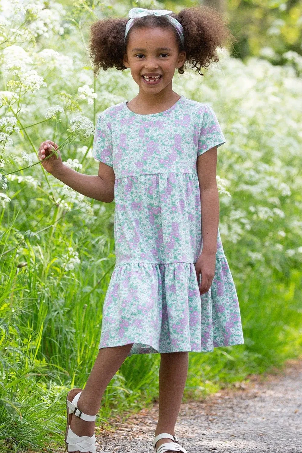 Платье с заплаткой Flower Patch Dress Kite, Multi — фото 3