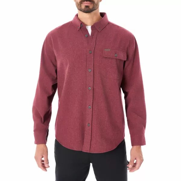 

Мужская рубашка из очень плотной замши и фланели Smith'S Workwear, цвет heather burgundy