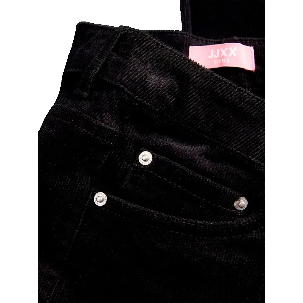 Детские брюки для девочек широкие Jack & jones Zoe Gelly Wide Leg JJXX, Black — фото 4