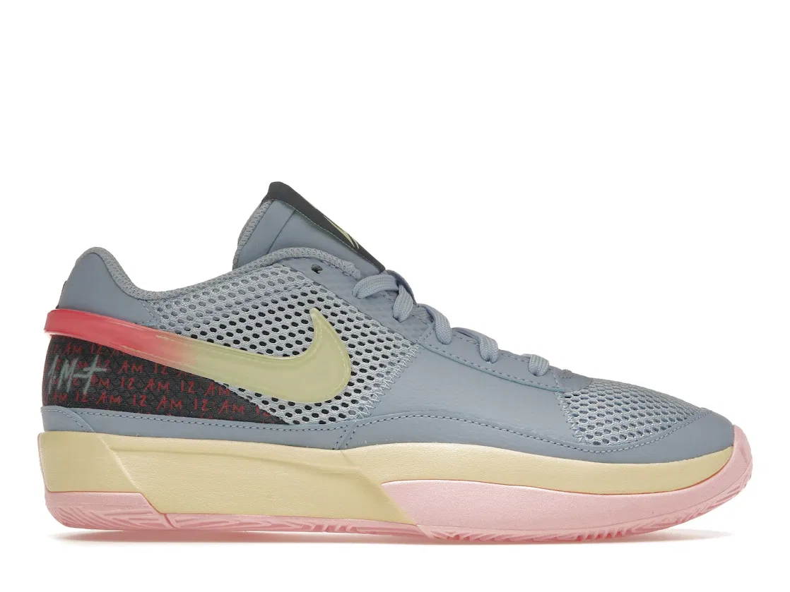 Детские кроссовки для активного отдыха Nike Ja 1 Day One Nike, Cobalt Bliss/Citron Tint/Hot Punch