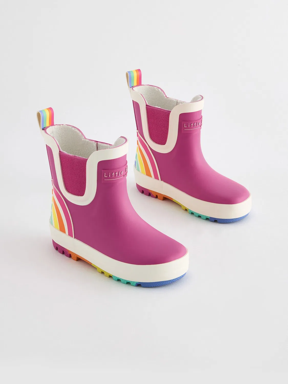 Резиновые сапоги Rainbow Welly Boots Little Bird by Jools Oliver, розовые