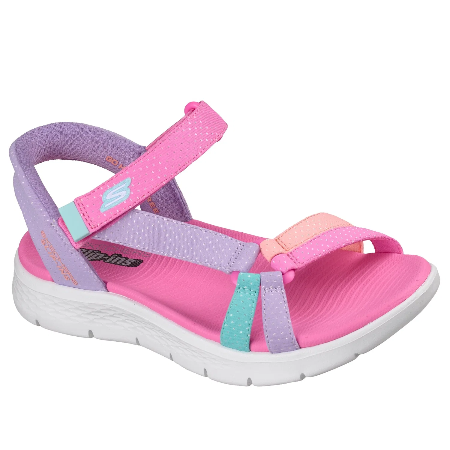 Детские сандалии с технологией Slip-ins Skechers, Multicolor — фото 4